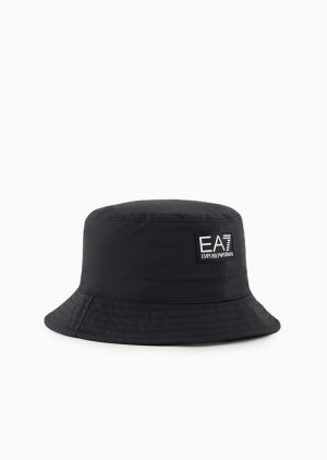 Bianco E Nero Emporio Armani Bucket Hats | EA7-SN59732