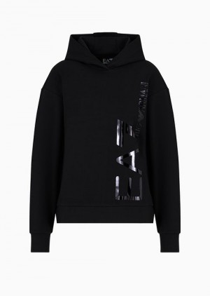 Black Emporio Armani Hoodies | EA7-SN59590