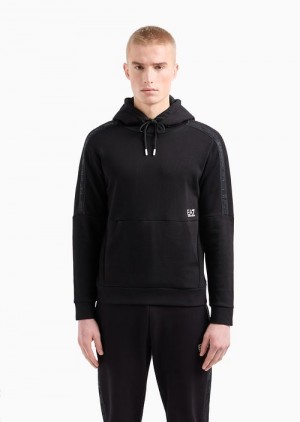 Black Emporio Armani Hoodies | EA7-SN59975