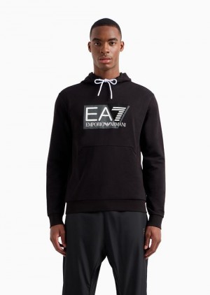 Black Emporio Armani Hoodies | EA7-SN59976