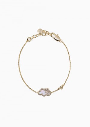 Gold Emporio Armani Gold-tone Brass Components Bracelet Lunar New Year | EA-SN57546