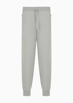 Grey Emporio Armani Casual Pants | EA-SN58397