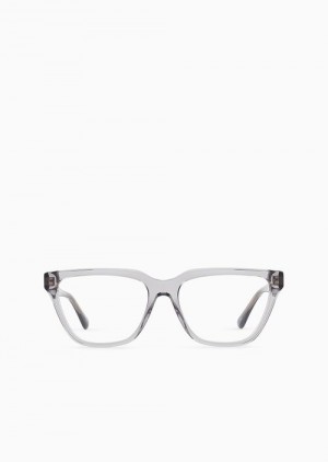 Grigio Scuro Emporio Armani Women’s Cat-eye Glasses | EA-SN57701