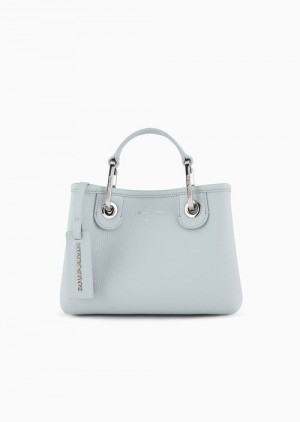 Light Grey Emporio Armani Deer-print Myea Mini Bag | EA-SN57286