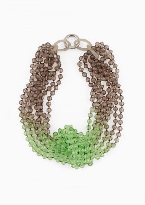 Lime Green Emporio Armani Necklaces | EA-SN57497