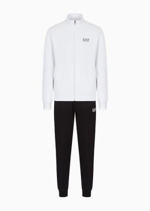 Multicolour Emporio Armani Core Identity Cotton Tracksuit With Logo | EA7-SN59906