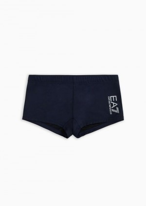 Navy Blue Emporio Armani Swim Briefs | EA7-SN59879