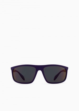 Pattern Emporio Armani Men’s Aviator Sunglasses | EA-SN59402