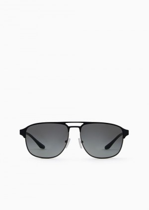 Pattern Emporio Armani Men’s Aviator Sunglasses | EA-SN59419