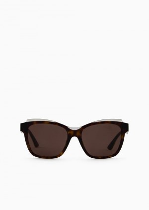 Pattern Emporio Armani Women’s Pillow Sunglasses | EA-SN57722