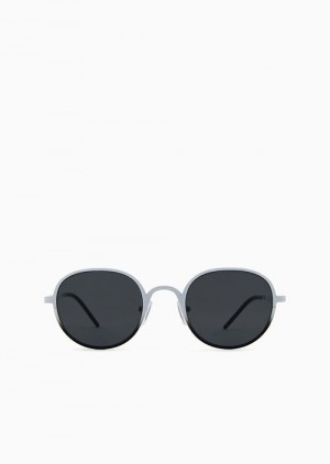 Pattern Emporio Armani Women’s Round Sunglasses | EA-SN57738