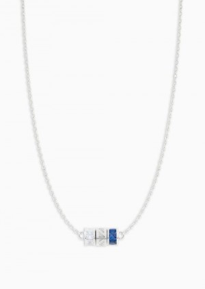 Silver Emporio Armani Sterling Silver Components Necklace | EA-SN57536