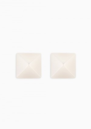 White Emporio Armani Earrings | EA-SN57491