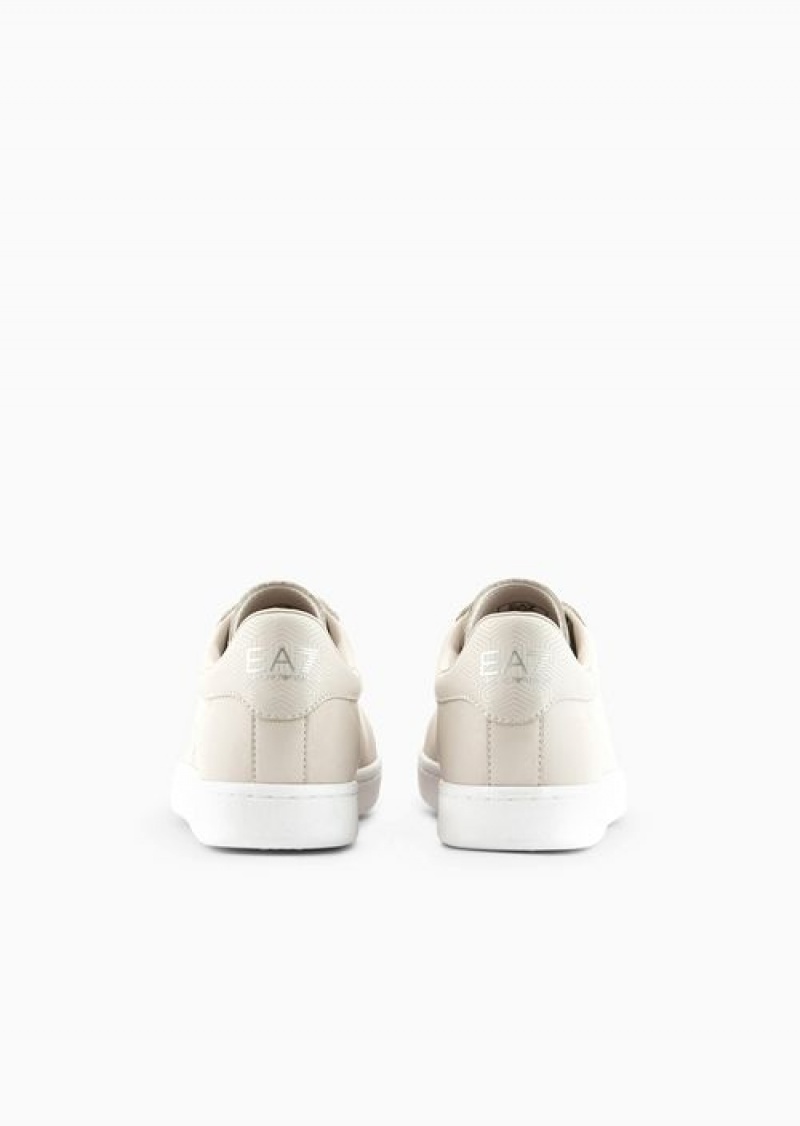 Beige Emporio Armani Ea7 Classic Cc Sneakers | EA7-SN59771