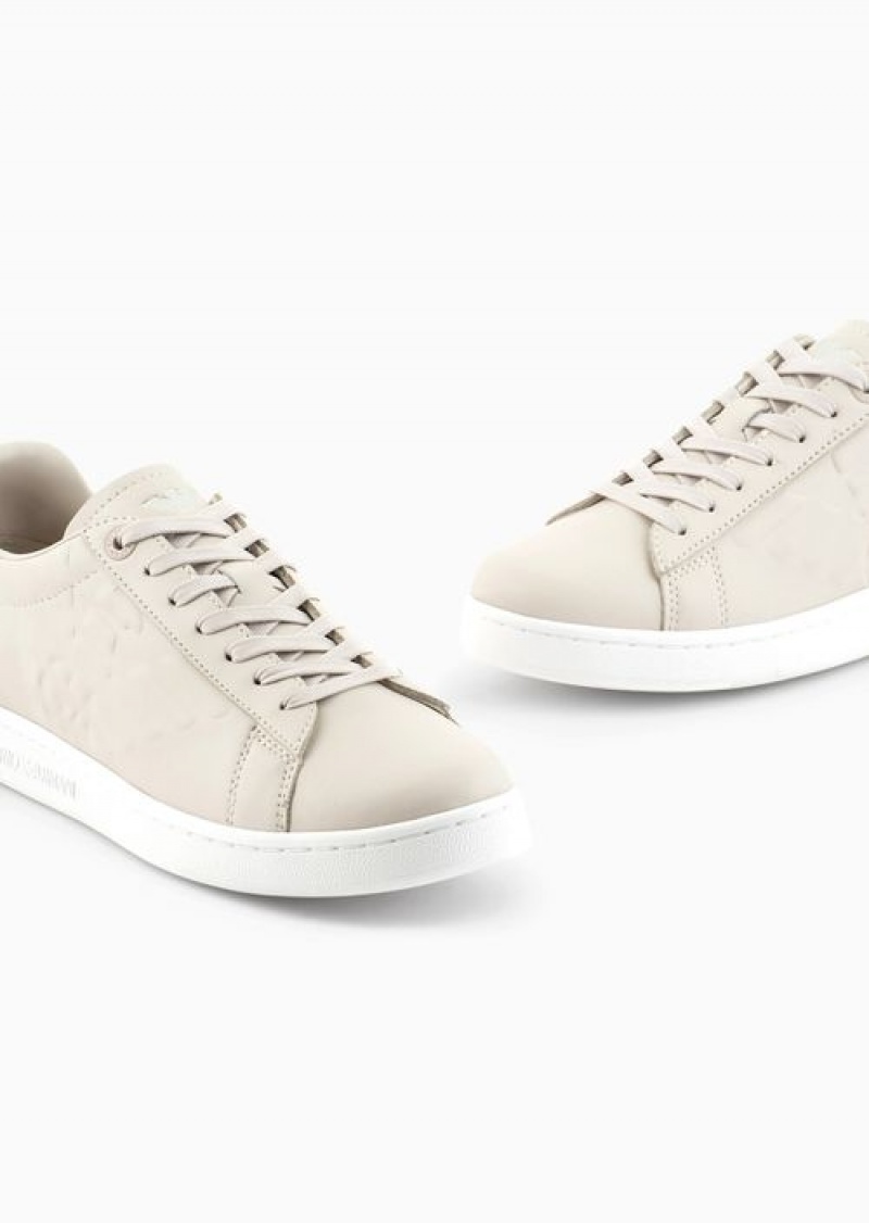 Beige Emporio Armani Ea7 Classic Cc Sneakers | EA7-SN59771