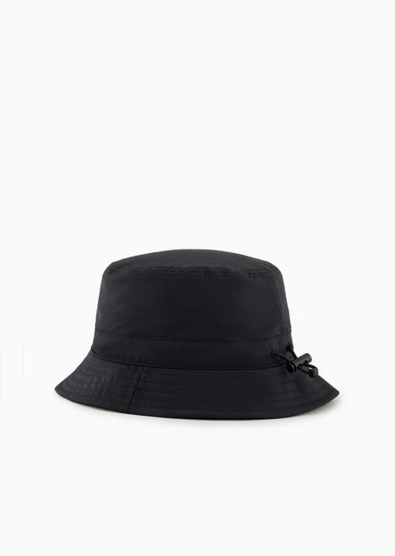 Bianco E Nero Emporio Armani Bucket Hats | EA7-SN59732