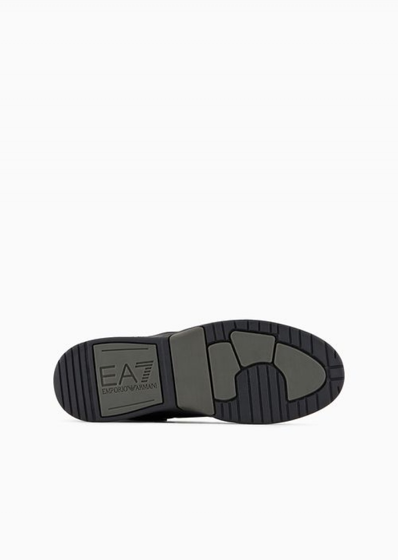 Black 1 Emporio Armani New Basket Sneakers | EA7-SN59783