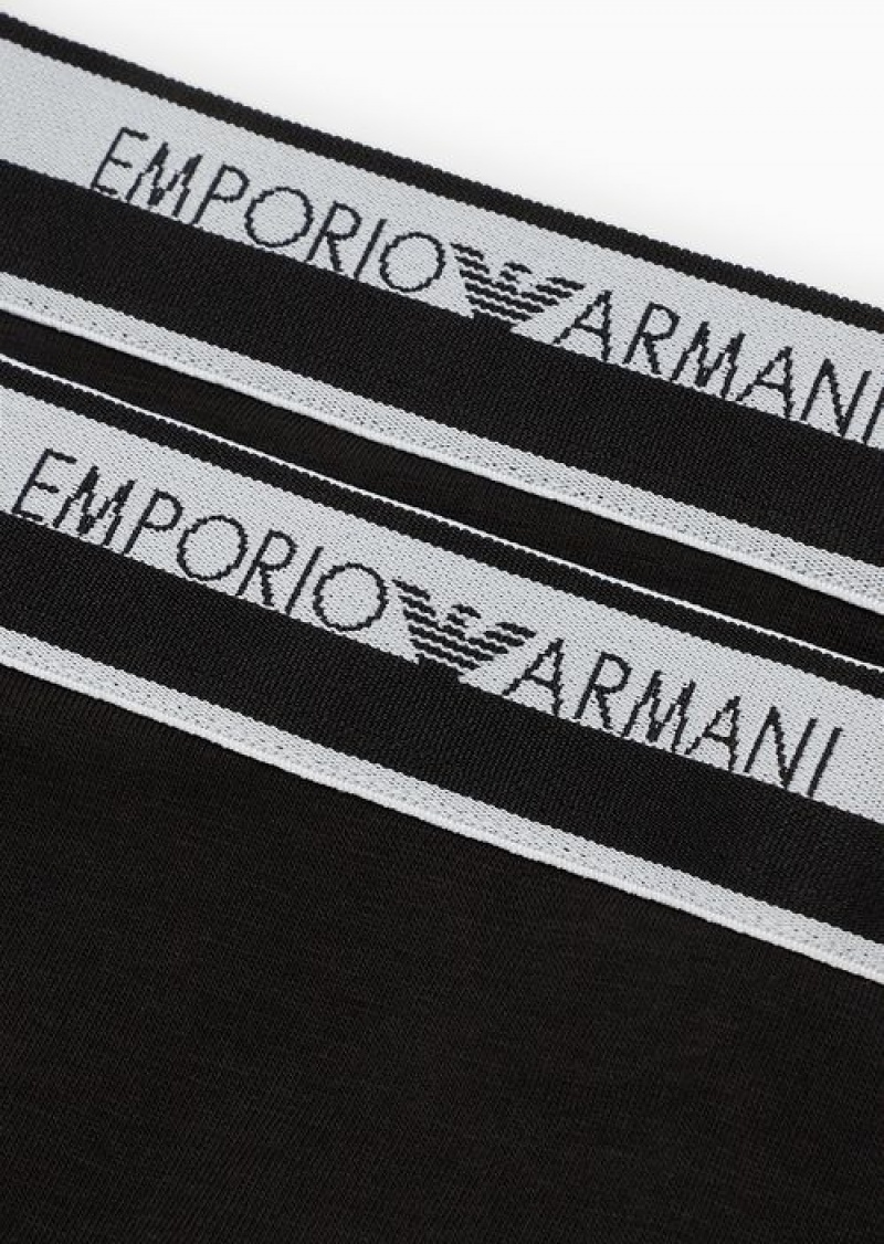 Black Emporio Armani Brazilian Briefs | EA-SN56633