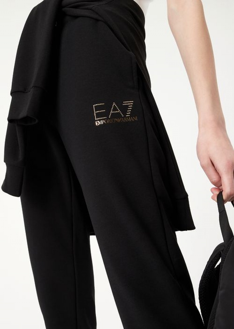 Black Emporio Armani Evolution Leggings | EA7-SN59556