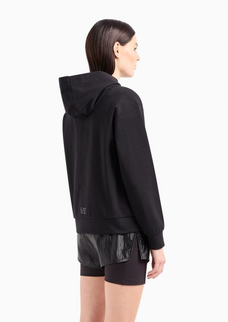 Black Emporio Armani Hoodies | EA7-SN59590