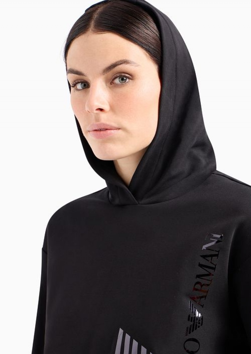 Black Emporio Armani Hoodies | EA7-SN59590