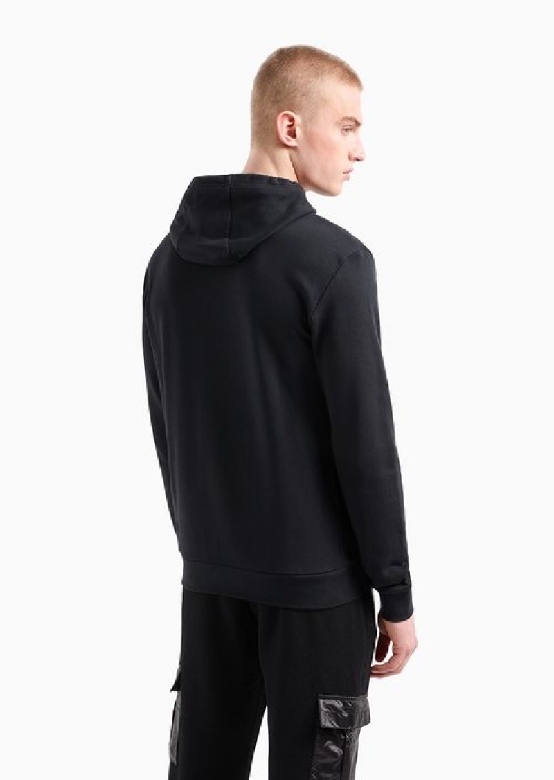 Black Emporio Armani Hoodies | EA7-SN59982