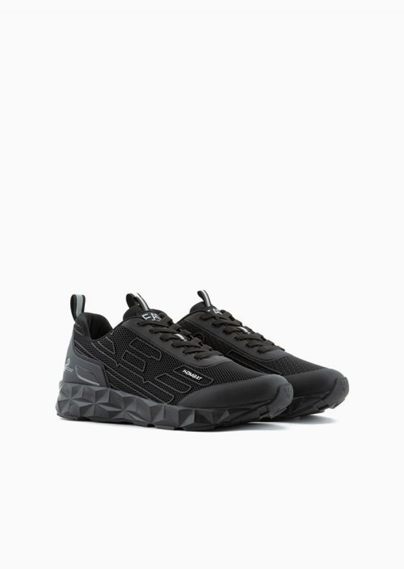 Black Emporio Armani Sneakers Ultimate C2 Kombat Winter | EA7-SN59742