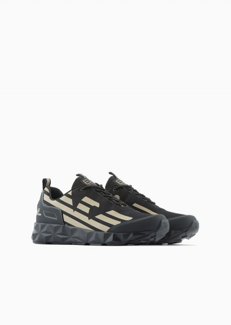 Black Emporio Armani Ultimate C2 Kombat Sneakers | EA7-SN59784