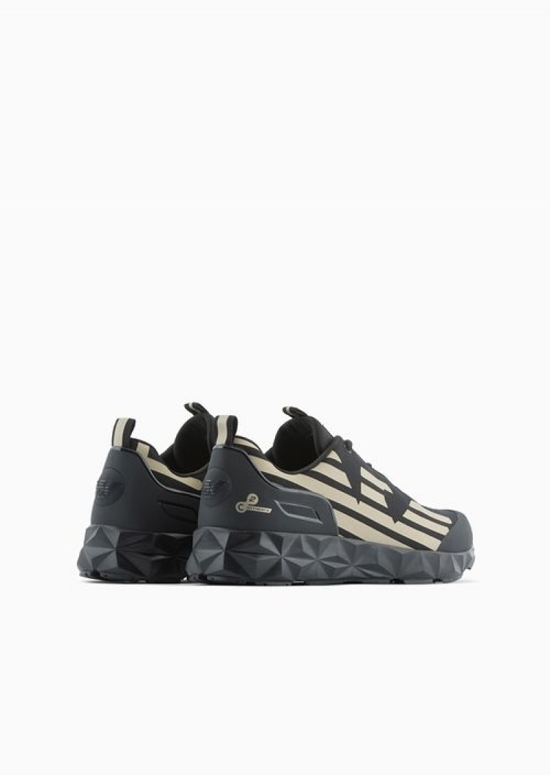 Black Emporio Armani Ultimate C2 Kombat Sneakers | EA7-SN59784