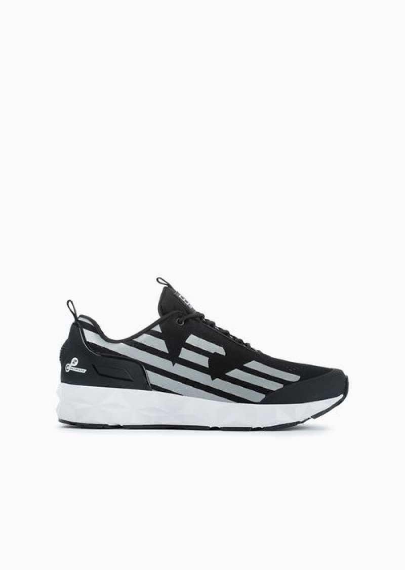 Black Emporio Armani Ultimate C2 Kombat Sneakers | EA7-SN59784