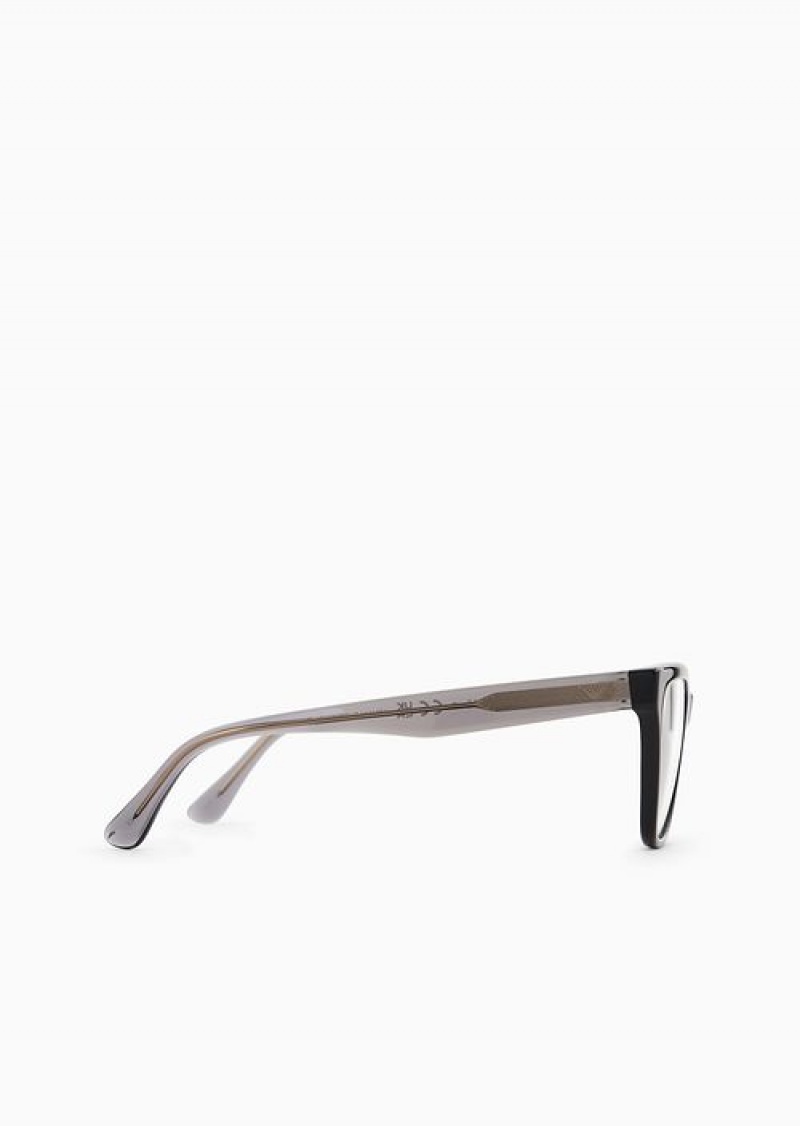 Black Emporio Armani Women’s Cat-eye Glasses | EA-SN57713