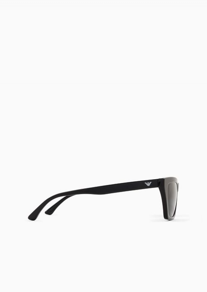 Black Emporio Armani Women’s Cat-eye Sunglasses | EA-SN57767