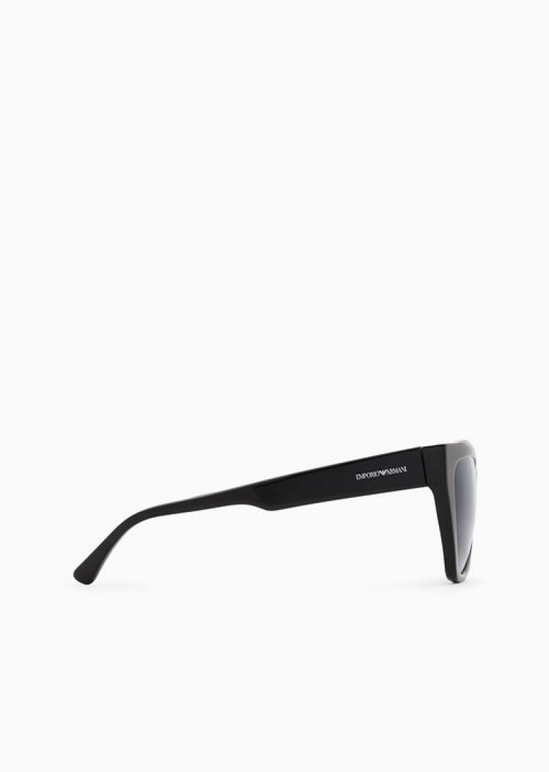 Black Emporio Armani Women’s Cat-eye Sunglasses | EA-SN57771