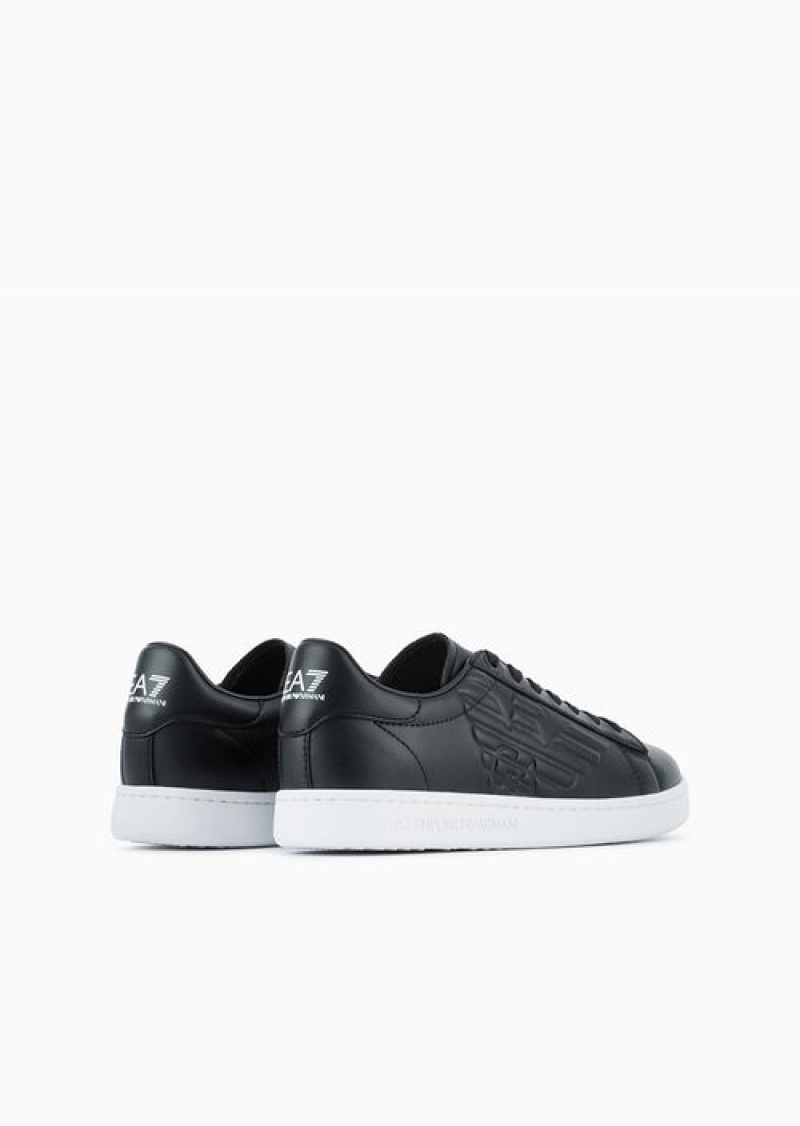 Black Logo Emporio Armani Ea7 Classic Cc Sneakers | EA7-SN59780