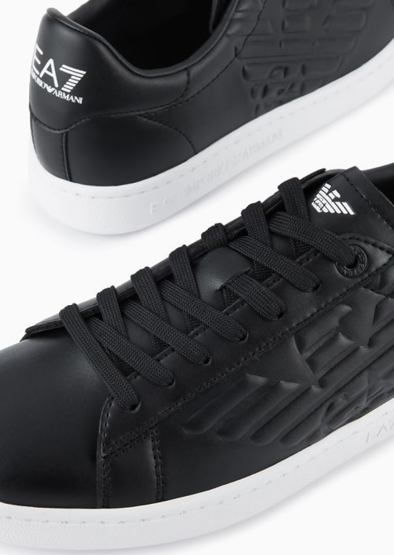 Black Logo Emporio Armani Ea7 Classic Cc Sneakers | EA7-SN59780