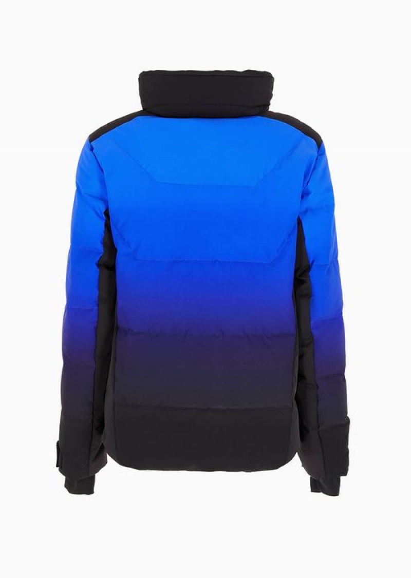 Blue Emporio Armani Technical-fabric Ski Jacket In Protectum7 Technical Fabric | EA7-SN59799