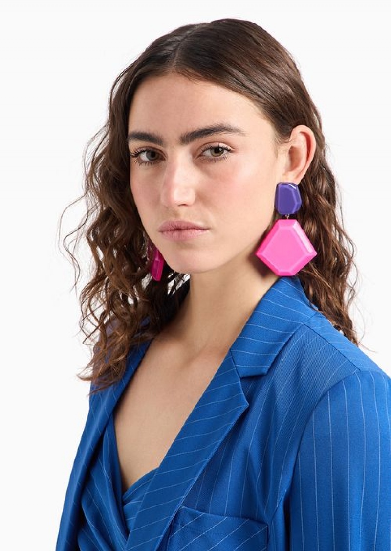 Fuchsia Emporio Armani Earrings | EA-SN57490