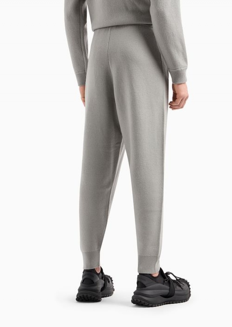 Grey Emporio Armani Casual Pants | EA-SN58397