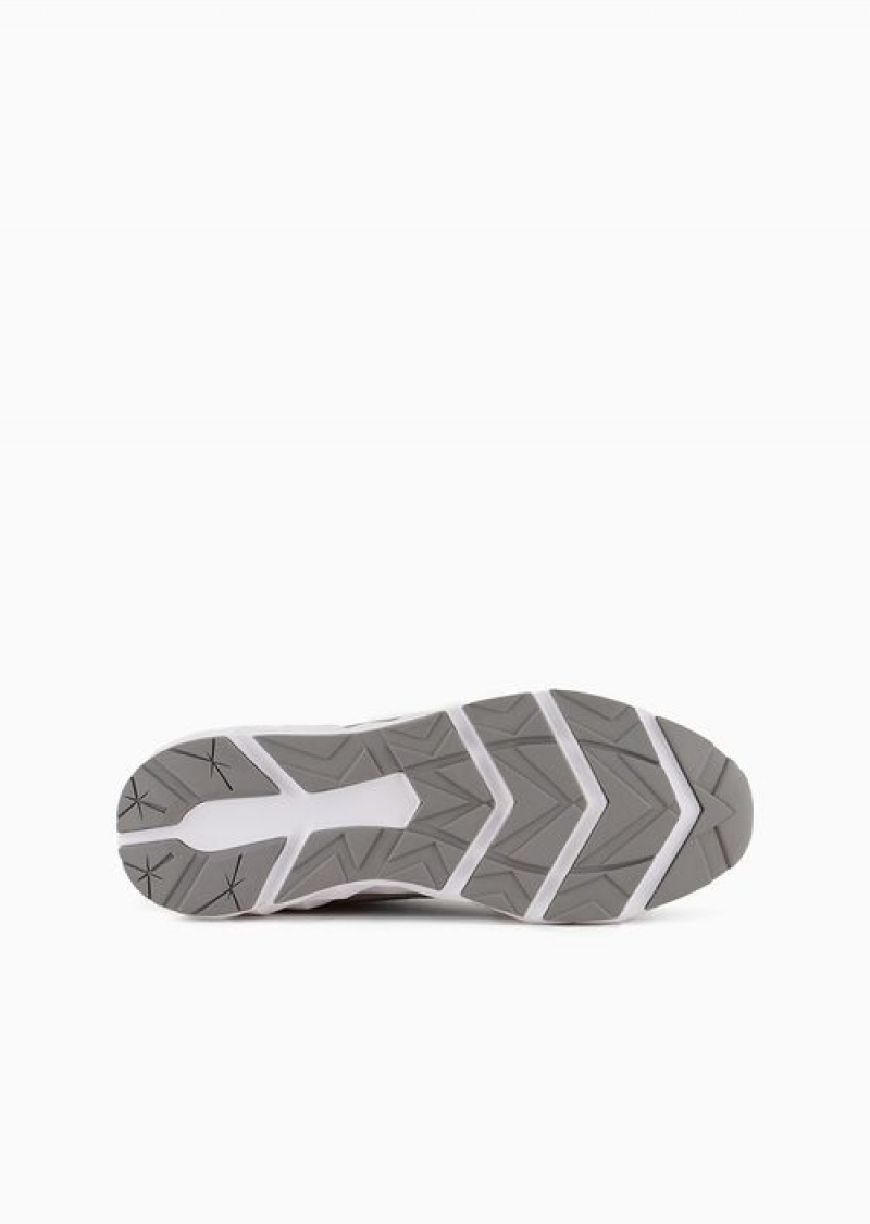 Grey Logo Emporio Armani Ultimate C2 Kombat Sneakers | EA7-SN59770