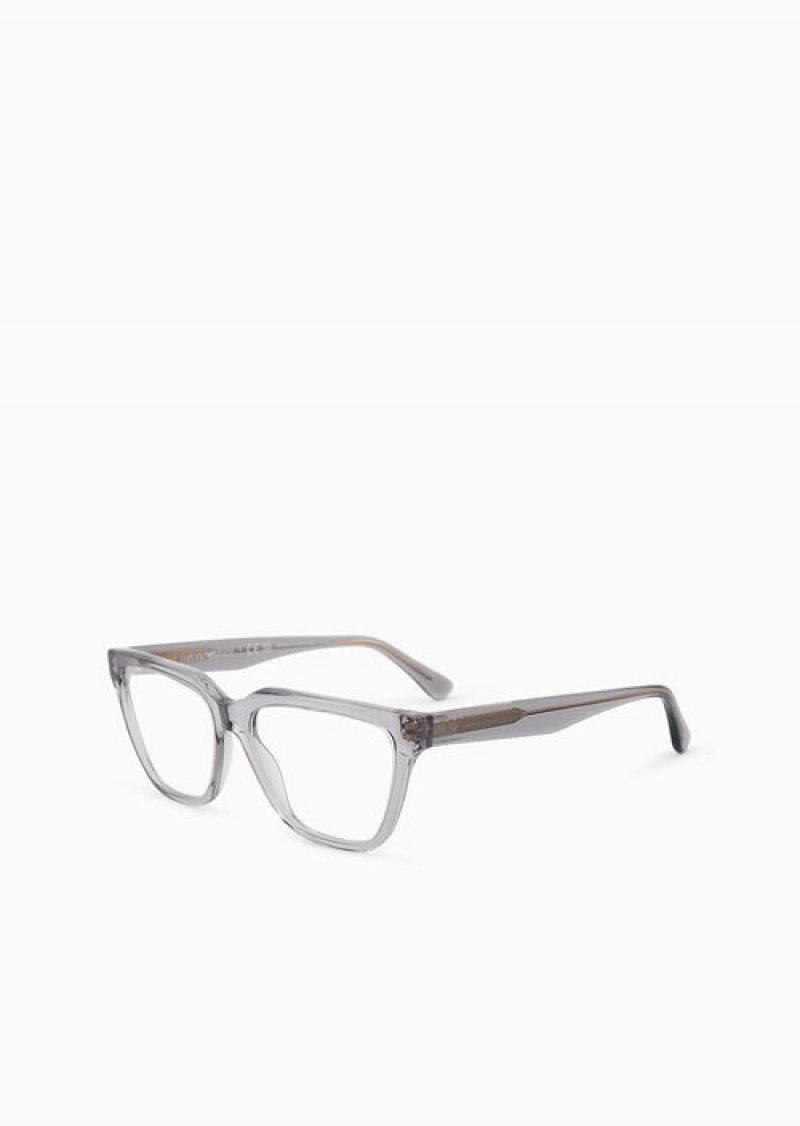 Grigio Scuro Emporio Armani Women’s Cat-eye Glasses | EA-SN57701