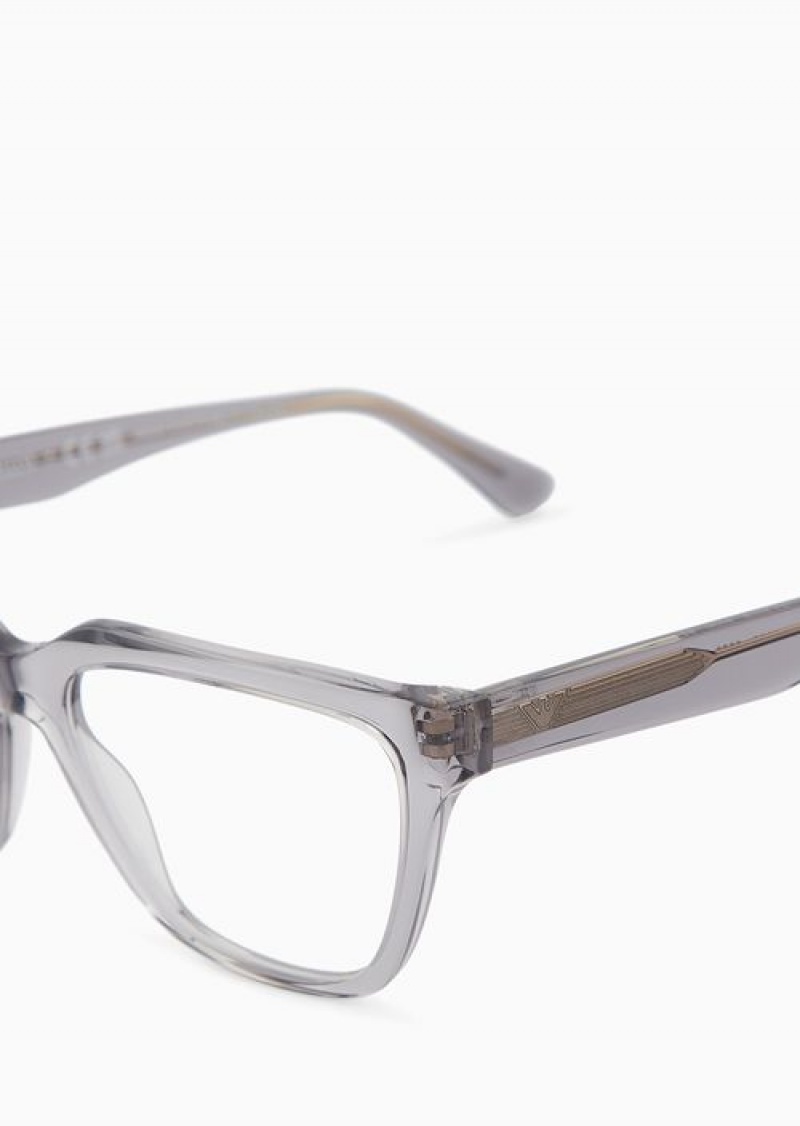 Grigio Scuro Emporio Armani Women’s Cat-eye Glasses | EA-SN57701