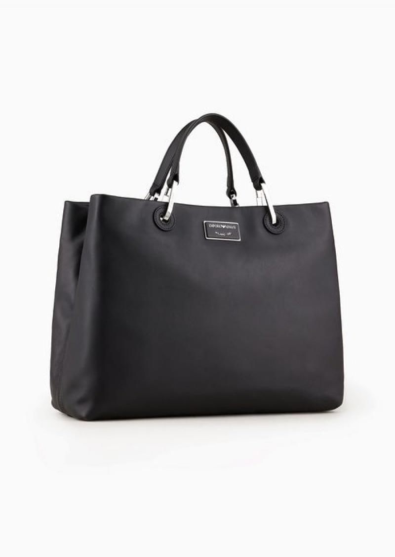 Ice Emporio Armani Asv Medium Ecological Leather Myea Shopper Bag | EA-SN57337