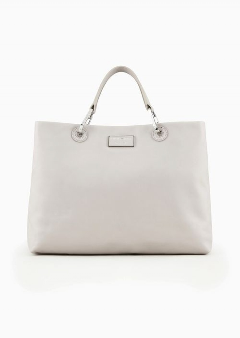 Ice Emporio Armani Asv Medium Ecological Leather Myea Shopper Bag | EA-SN57337