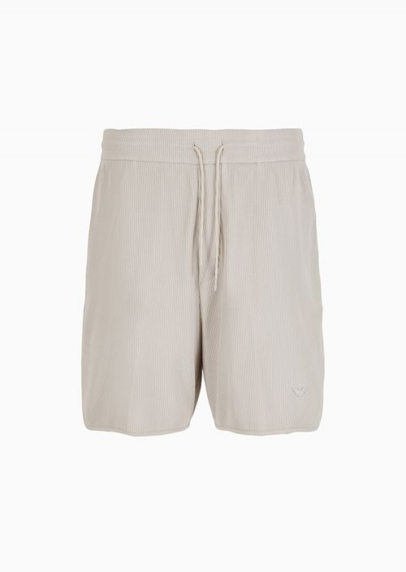 Light Grey Emporio Armani Bermuda Shorts | EA-SN58402