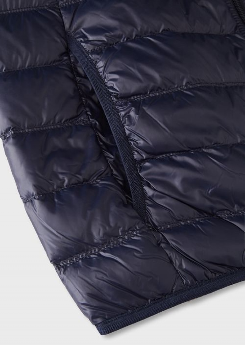 Midnight Blue Emporio Armani Packable Core Identity Gilet | EA7-SN59811