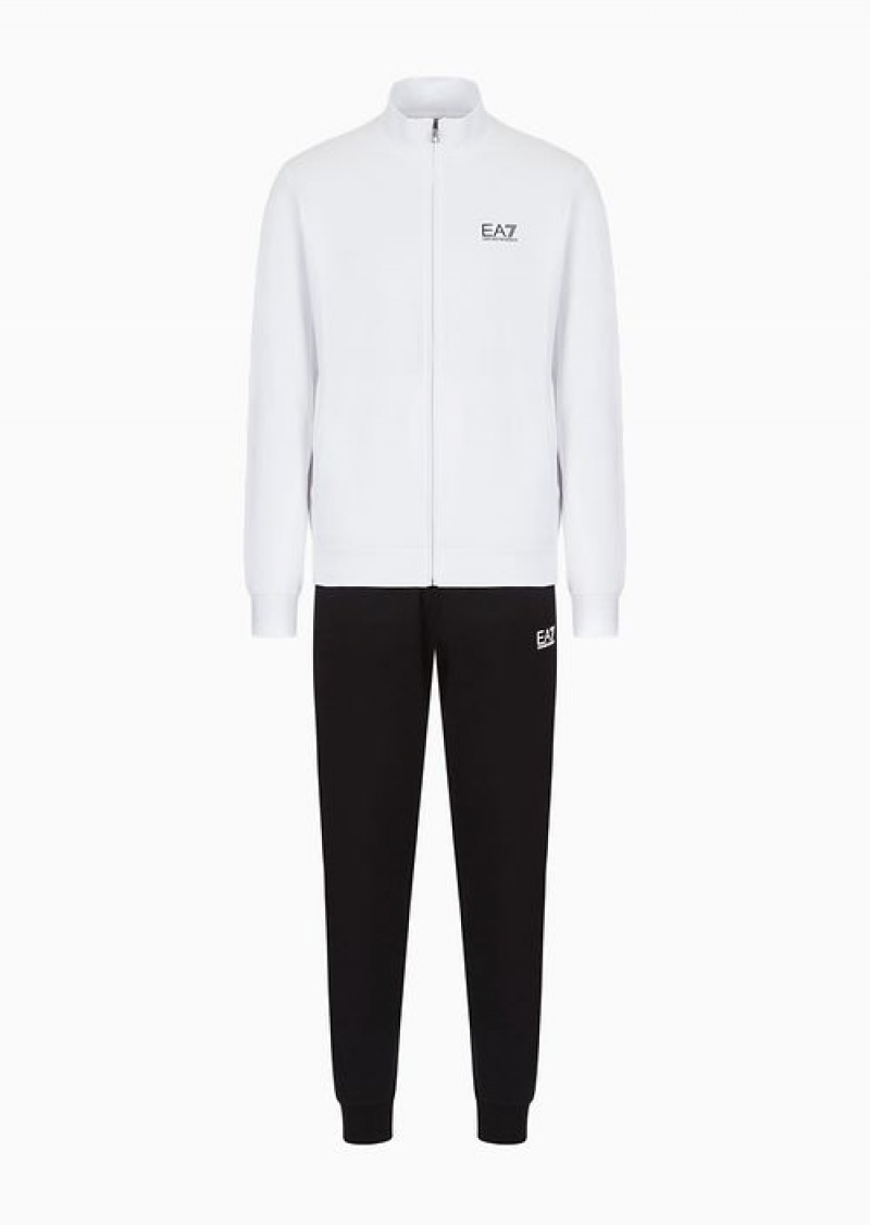 Multicolour Emporio Armani Core Identity Cotton Tracksuit With Logo | EA7-SN59906