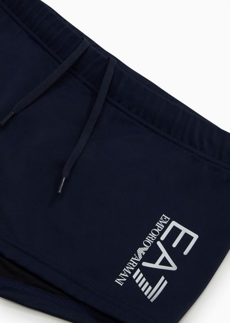 Navy Blue Emporio Armani Swim Briefs | EA7-SN59879