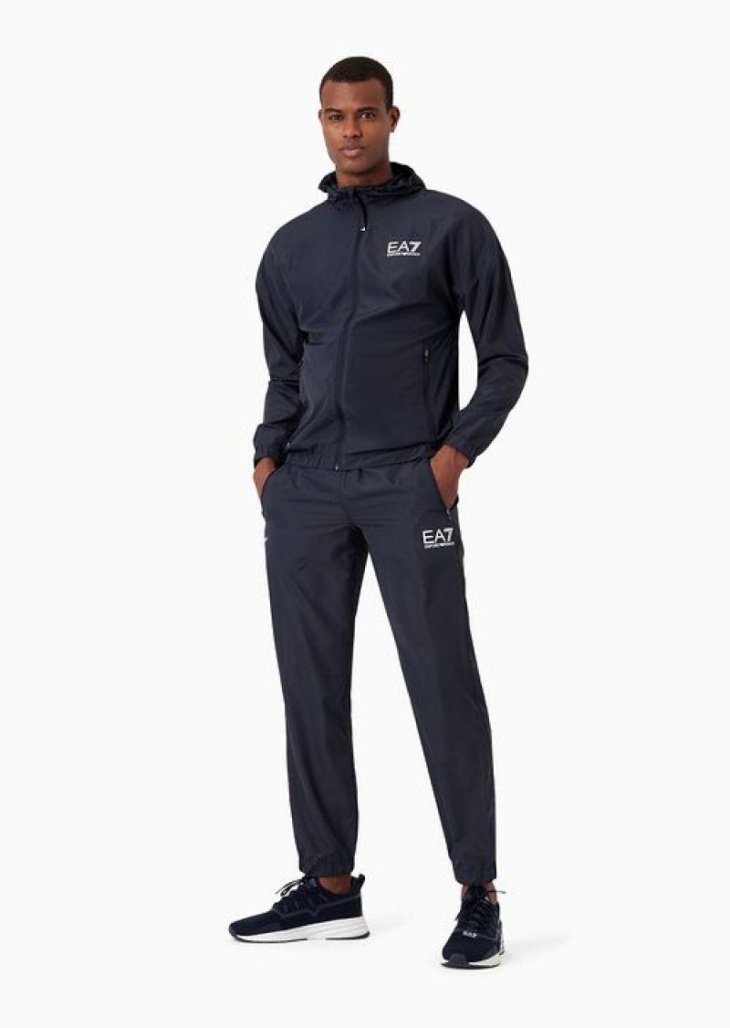 Navy Blue Emporio Armani Tennis Pro Tracksuit In Ventus7 Technical Fabric | EA7-SN59900