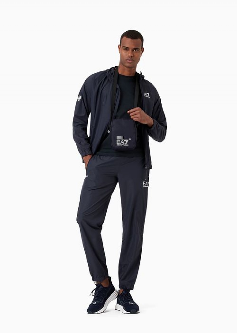 Navy Blue Emporio Armani Tennis Pro Tracksuit In Ventus7 Technical Fabric | EA7-SN59900