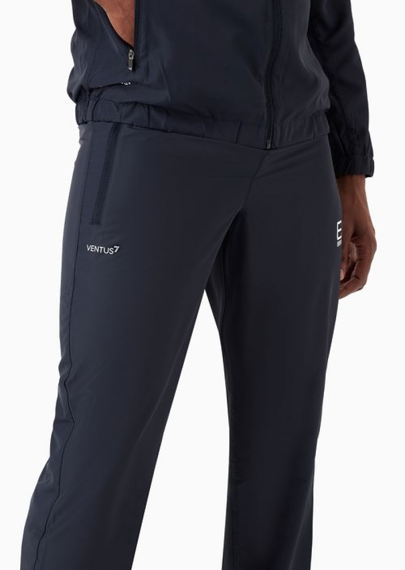 Navy Blue Emporio Armani Tennis Pro Tracksuit In Ventus7 Technical Fabric | EA7-SN59900